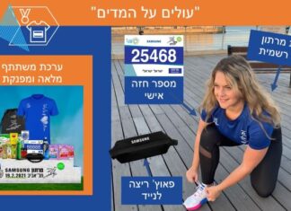 .»Correr en Tel Aviv-desde cualquier parte del mundo» 13a Maratón de Samsung Tel Aviv 2021