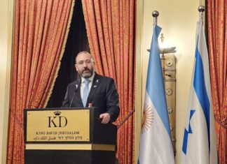 .Embajada Argentina en Israel acto del 215º Aniversario de la Revolución de Mayo en el Hotel King David de Jerusalem.