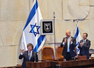 .Tarde memorable en el Parlamento Israeli Knesset con el Presidente de la República Argentina Javier Milei