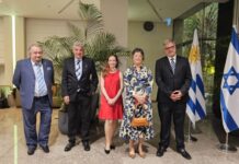 .Recepción del Bicentenario de la Independencia de la Embajada del Uruguay – Hotel Benjamín Herzliya Pituach